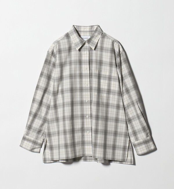 BEAUTY&YOUTH UNITED ARROWS「コットン チェック オーバーサイズ シャツ」|シャツ・ブラウス|