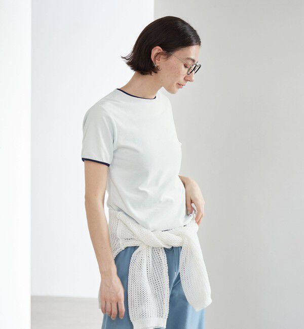 BEAUTY&YOUTH UNITED ARROWS「シアー パイル リンガーTシャツ」|Tシャツ・カットソー|