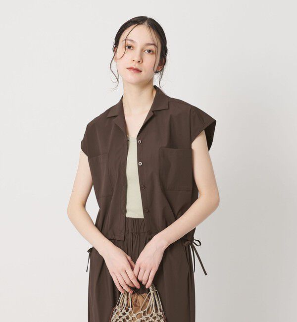 BEAUTY&YOUTH UNITED ARROWS「【WEB限定 Wardrobe DAILY MINIMAL】オープンカラーシャツ＆イージーパンツ 接触冷感 UVカット はっ水」|オールインワン|