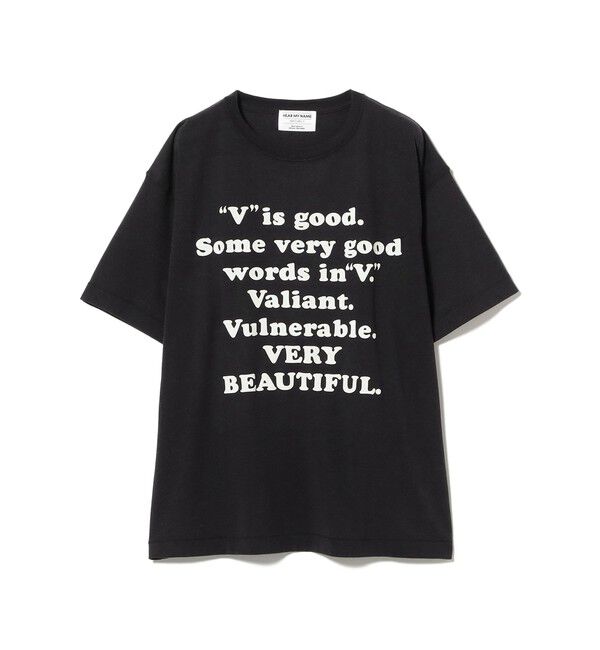 BEAMSBOY「【別注】HEAR MY NAME &times; maturely / メモラブル プリント Tシャツ」|Tシャツ・カットソー|