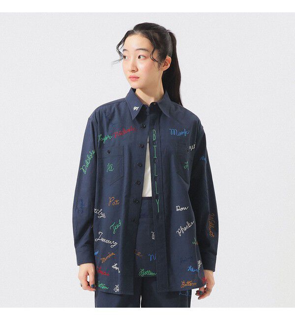 BEAMSBOY「エンブロ ワーク シャツ」|シャツ・ブラウス|