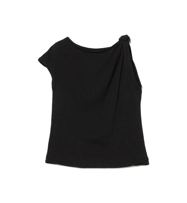 Ray BEAMS 「アシンメトリー オフショルダー Tシャツ」|Tシャツ・カットソー|
