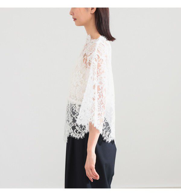 Demi-Luxe BEAMS 「リバーレース ブラウス」|シャツ・ブラウス|