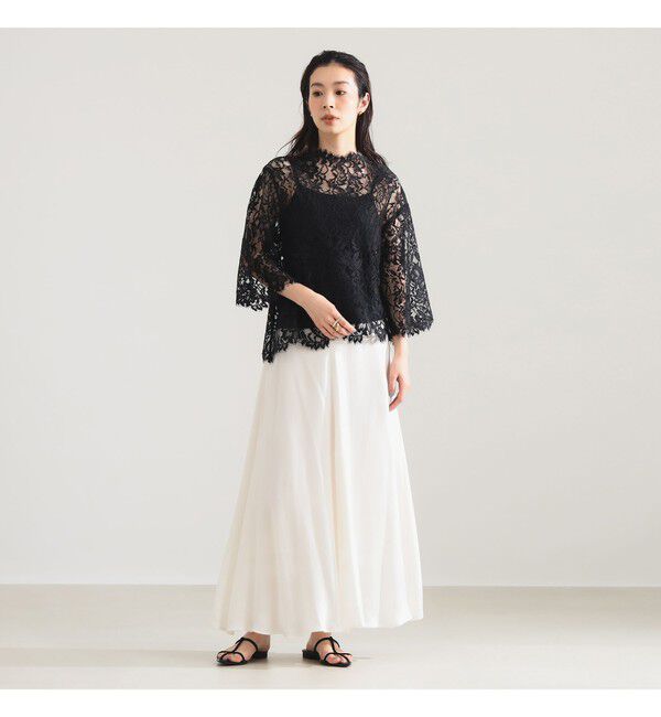 Demi-Luxe BEAMS 「リバーレース ブラウス」|シャツ・ブラウス|