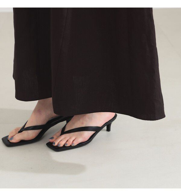 Demi-Luxe BEAMS 「シンプル リネン 2WAY ドレス .M」|ワンピース|