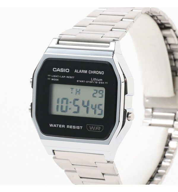 BEAMS「CASIO / デジタル ウォッチ シルバー A158WEA-1JF」|腕時計|