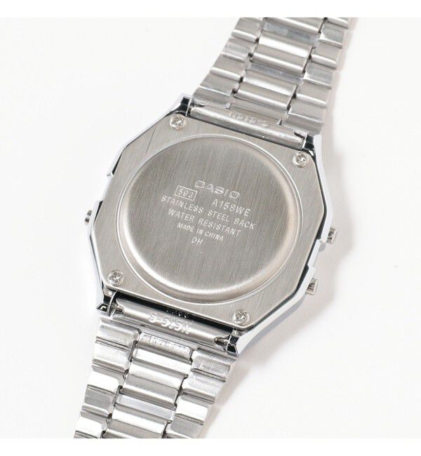 BEAMS「CASIO / デジタル ウォッチ シルバー A158WEA-1JF」|腕時計|