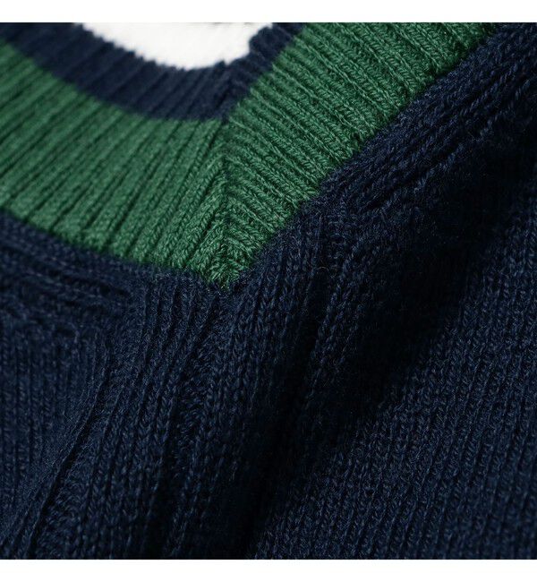 BEAMS「【別注】LACOSTE / チルデン ニット ベスト」|ニット・セーター|