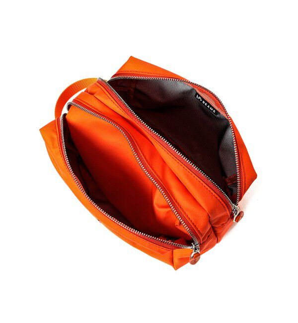 BEAMS「【別注】STANDARD SUPPLY / 2ルームスクエアポーチ M "BEAMS ORANGE"」|ポーチ|