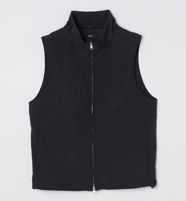 SHIPS「SHIPS:〈手洗い可能〉Octa(R)CPCP(R) スタンドカラー ジップ ベスト」|ダウンベスト・ベスト|