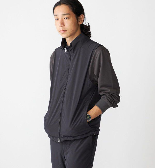 SHIPS「SHIPS:〈手洗い可能〉Octa(R)CPCP(R) スタンドカラー ジップ ベスト」|ダウンベスト・ベスト|