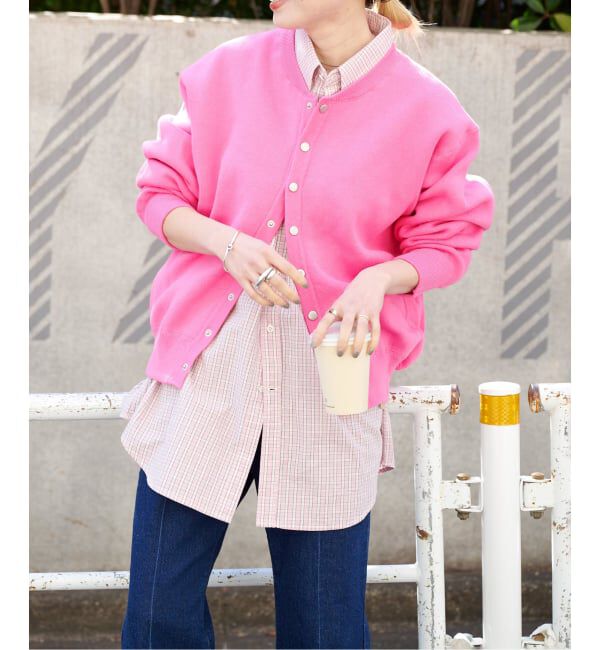 OUTDOOR PRODUCTS Usual Things「新色 スウェットライクニットカーディガン」|カーディガン|