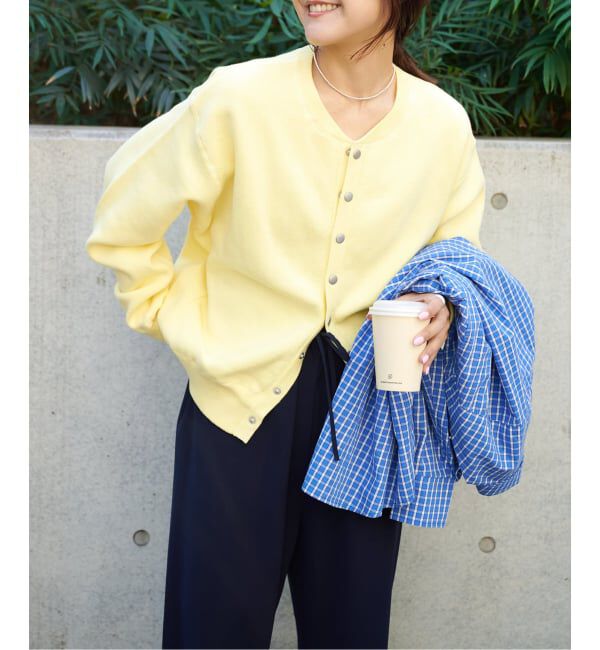 OUTDOOR PRODUCTS Usual Things「新色 スウェットライクニットカーディガン」|カーディガン|