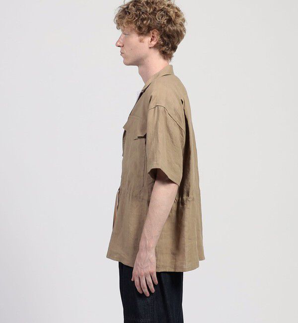 TOMORROWLAND BUYING WEAR「HAVERSACK ATTIRE リネン ダブルポケットハーフスリーブシャツ」|シャツ・ブラウス|