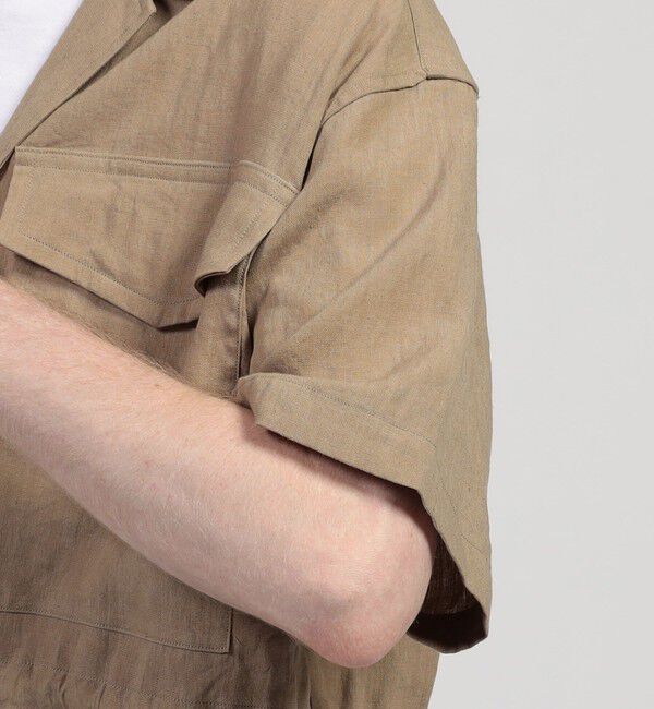 TOMORROWLAND BUYING WEAR「HAVERSACK ATTIRE リネン ダブルポケットハーフスリーブシャツ」|シャツ・ブラウス|