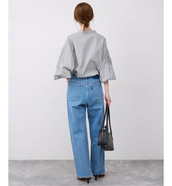 SLOBE IENA「《WEB限定/追加》ピンタックバルーンスリーブブラウス」|シャツ・ブラウス|