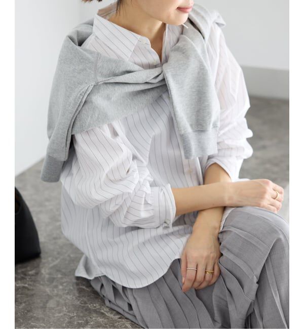 IENA「T/C プレーンシャツ」|シャツ・ブラウス|