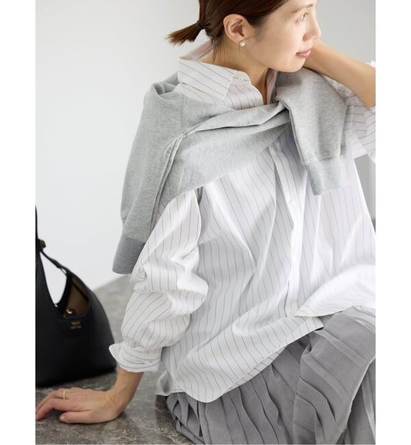 IENA「T/C プレーンシャツ」|シャツ・ブラウス|ホワイト A