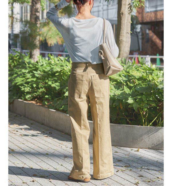 Spick and Span「《追加》シアーボートネックプルオーバー」|Tシャツ・カットソー|