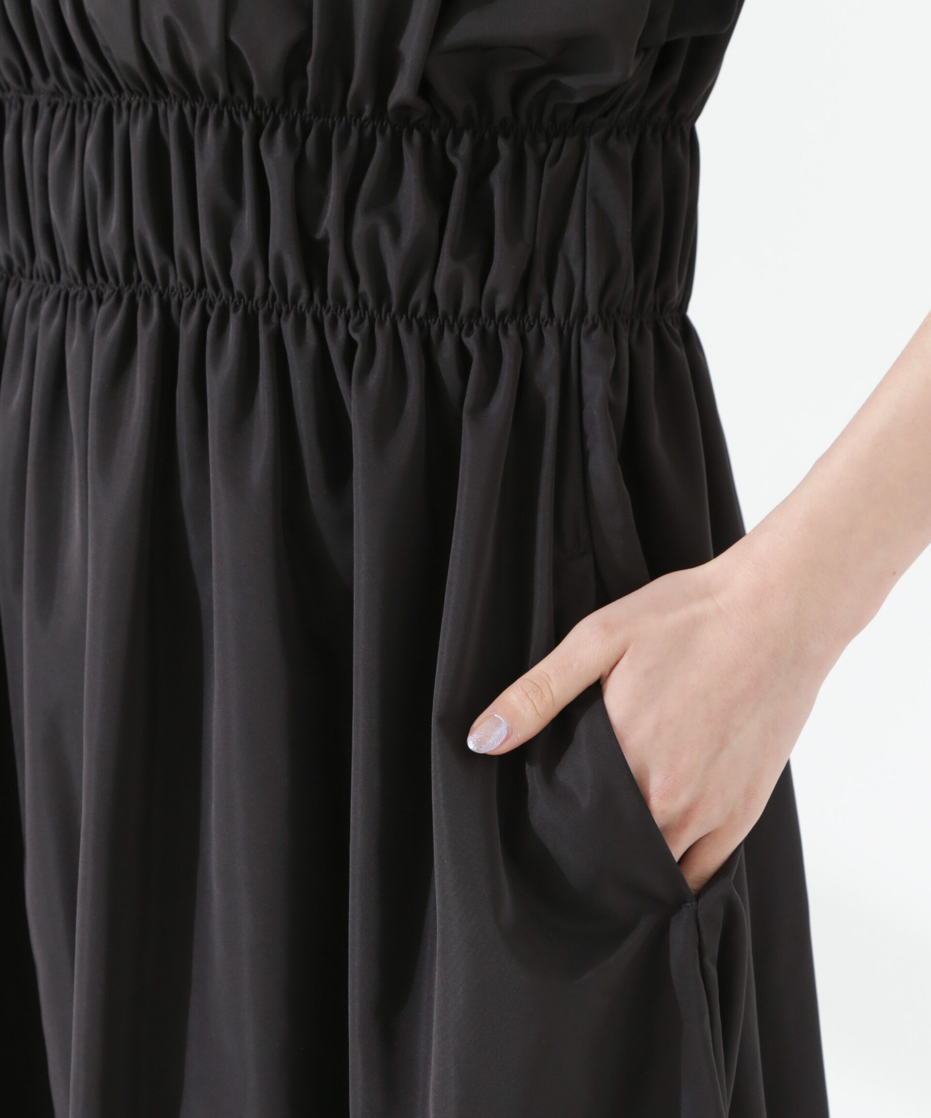 nano･universe「フロントシャーリングドッキングワンピース」|ワンピース|