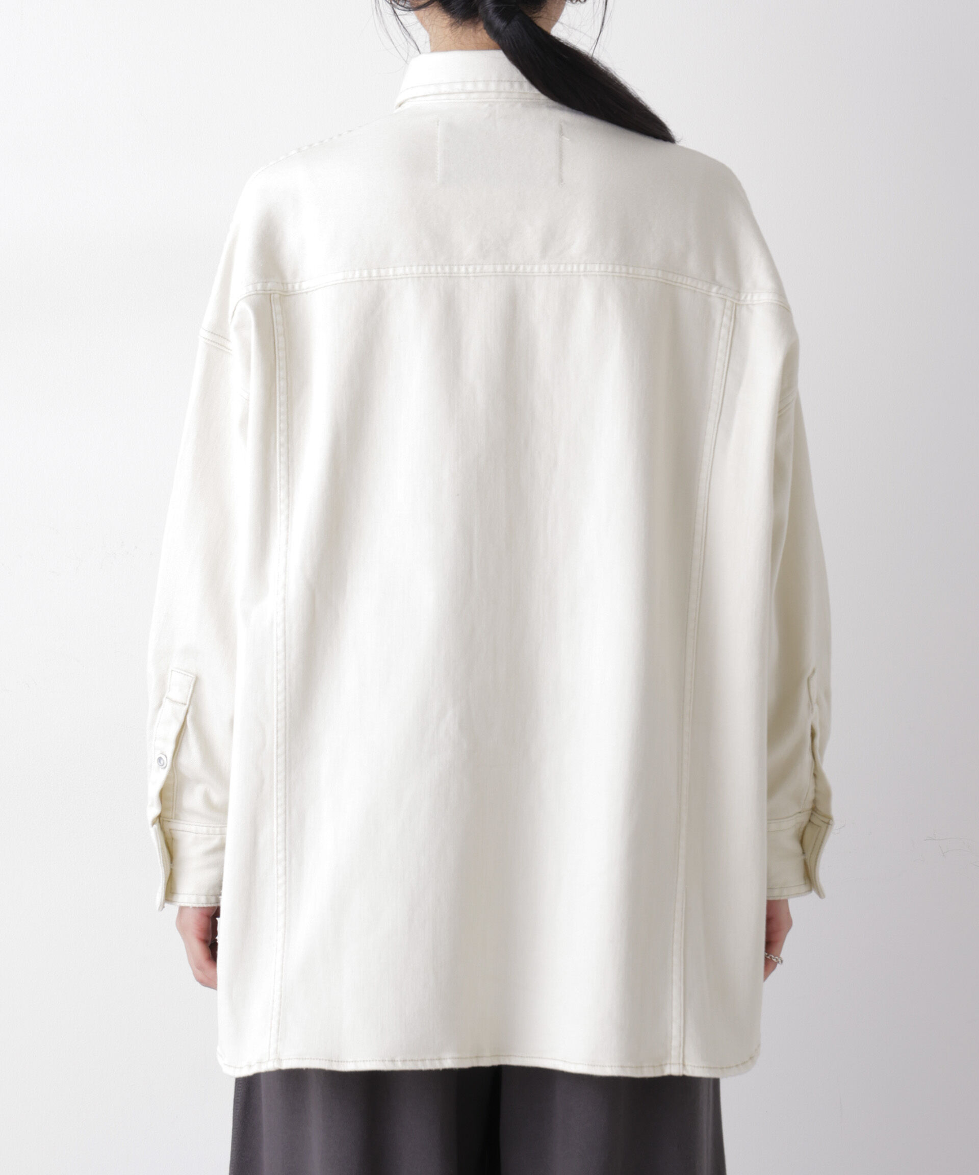 nano･universe「Healthy DENIM/別注 Almond Ecru」|シャツ・ブラウス|