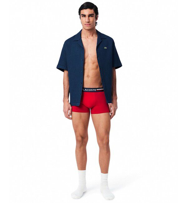 LACOSTE「３パックストレッチコットントランクボクサーショーツ / ボクサーパンツ」|インナー|