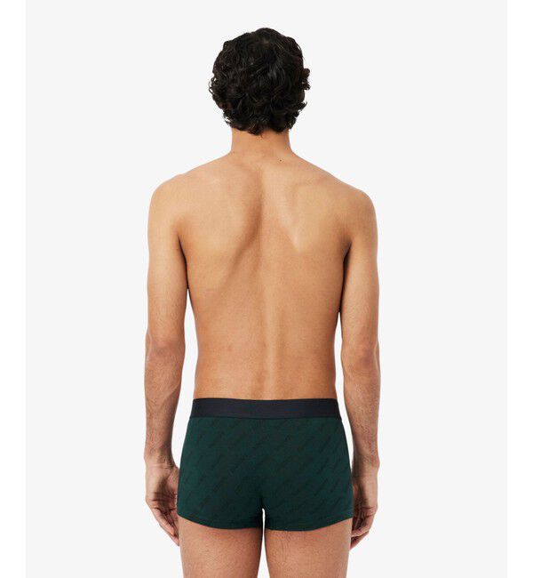 LACOSTE「プリントコットントランクショーツ」|インナー|