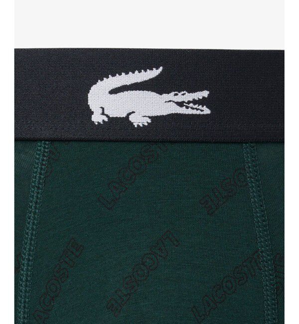 LACOSTE「プリントコットントランクショーツ」|インナー|