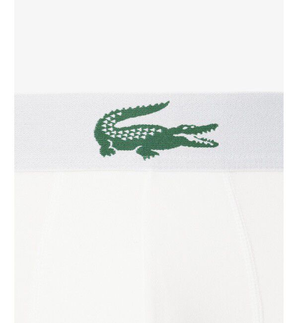 LACOSTE「コントラストワニロゴウエストバンドストレッチジャージトランクショーツ 3P / ボクサーパンツ」|インナー|