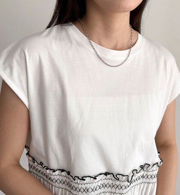 fredy emue「スモッキングフレンチプルオーバー」|Tシャツ・カットソー|