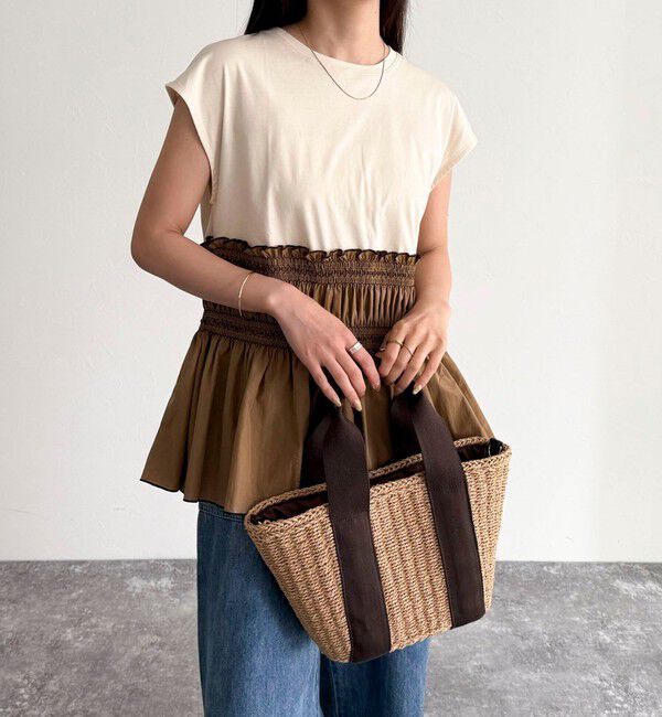 fredy emue「スモッキングフレンチプルオーバー」|Tシャツ・カットソー|