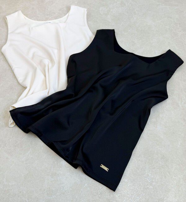 fredy emue「【完売カラー追加販売決定】リラックスサテンタンク」|タンクトップ|