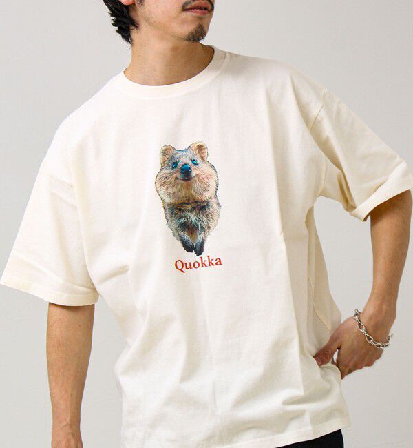 GLOSTER「【大人も着やすい】リアルアニマル プリントTシャツ」|Tシャツ・カットソー|