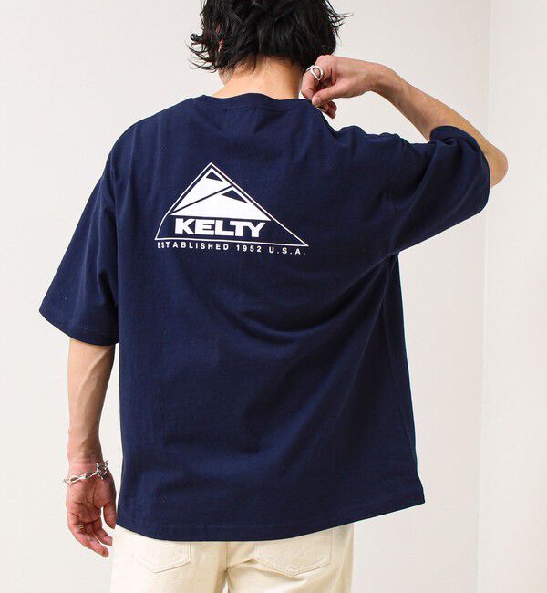 GLOSTER「【KELTY&times;GLOSTER】別注 バックロゴプリントT」|Tシャツ・カットソー|
