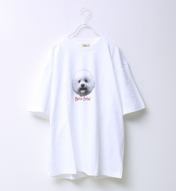GLOSTER「【シリーズ累計人気】DOG＆CAT プリントTシャツ」|Tシャツ・カットソー|ホワイト系その他5