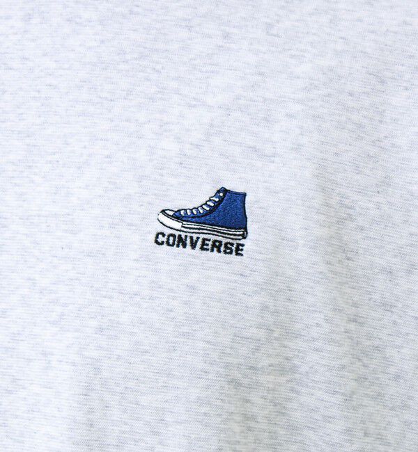 GLOSTER「【CONVERSE】ワンポイント シューズ刺繍Tシャツ」|Tシャツ・カットソー|