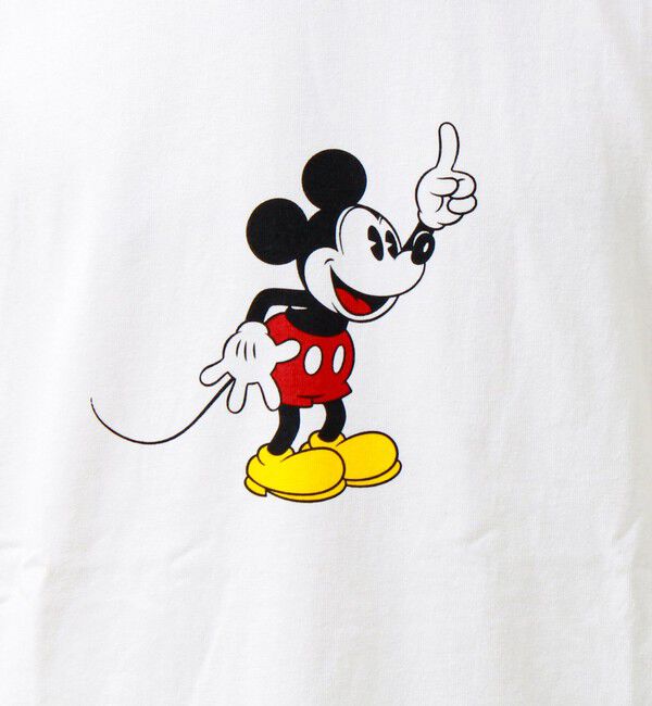 GLOSTER「【DISCUS】Disney ミッキープリントTシャツ」|Tシャツ・カットソー|