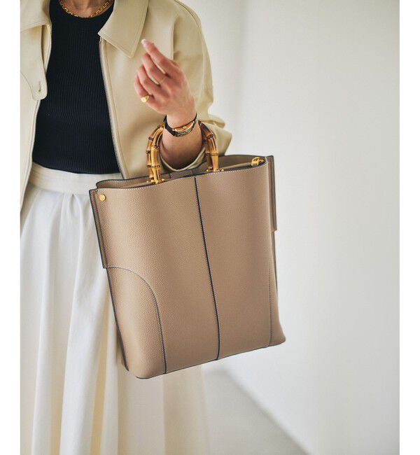 ROPE「【E'POR】BAMBOO BAG Large【通勤】【A4対応】【25AW】」|トートバッグ|