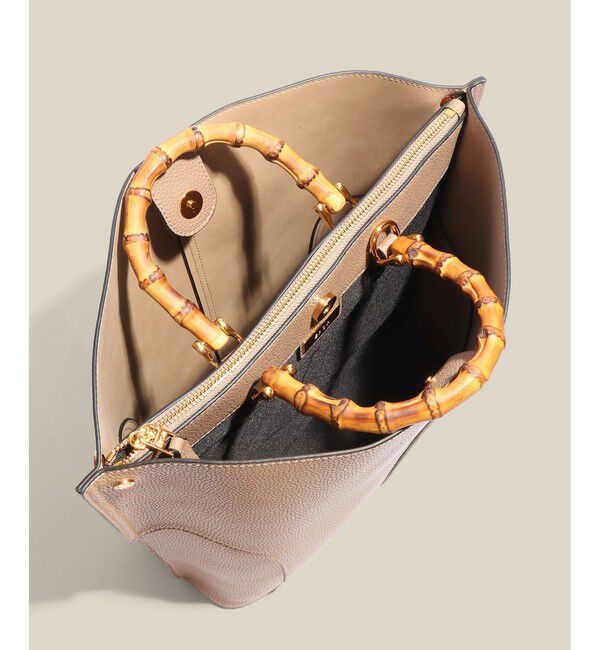 ROPE「【E'POR】BAMBOO BAG Large/A4対応・通勤・26SS」|トートバッグ|