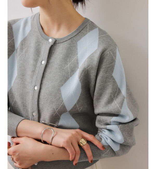 VIS「アーガイルカーディガン」|カーディガン|