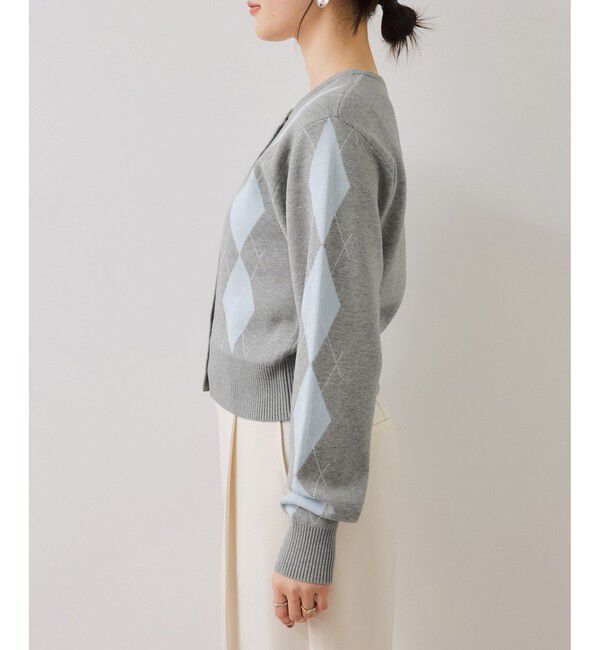 VIS「アーガイルカーディガン」|カーディガン|