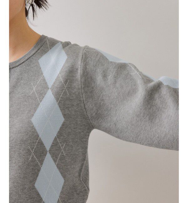 VIS「アーガイルカーディガン」|カーディガン|