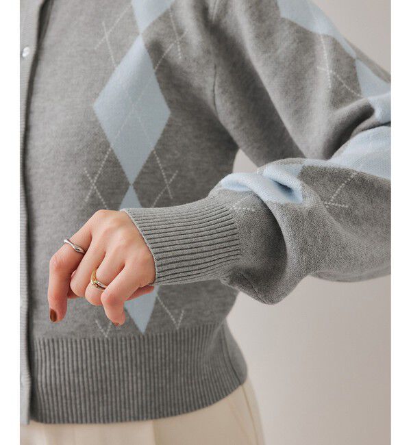 VIS「アーガイルカーディガン」|カーディガン|