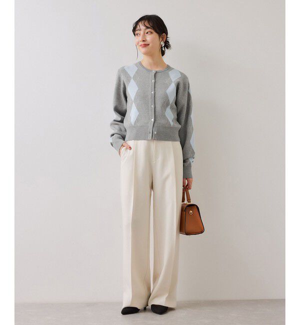 VIS「アーガイルカーディガン」|カーディガン|