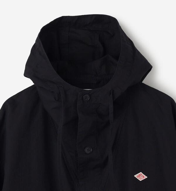 DANTON「DANTON | コットンリネン ショートフードジャケット MEN」|テーラードジャケット|