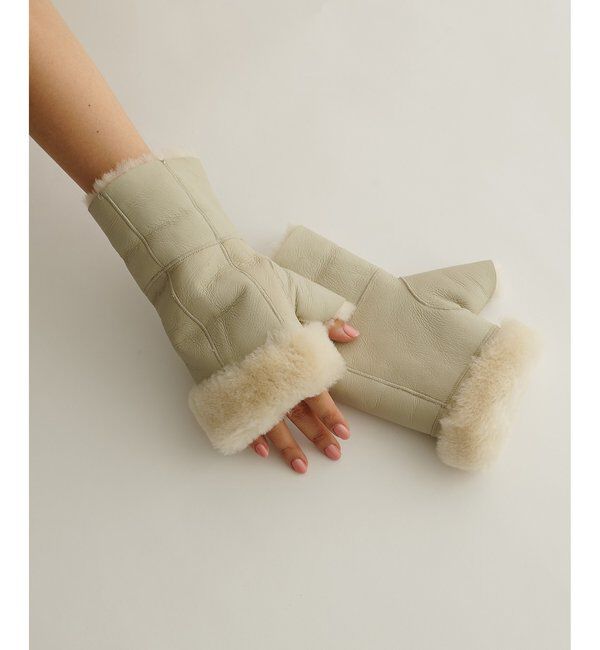  「ムートングローブ」|その他|オフホワイト