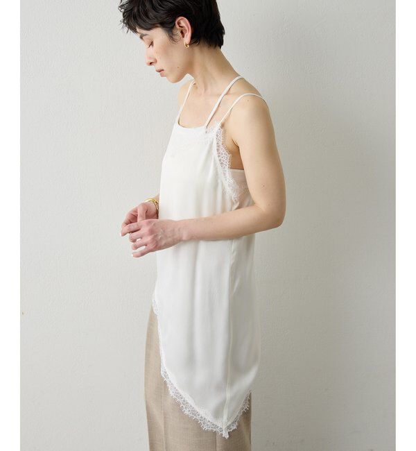 THE PAUSE「【THE PAUSE】レーストリムキャミブラウス」|シャツ・ブラウス|