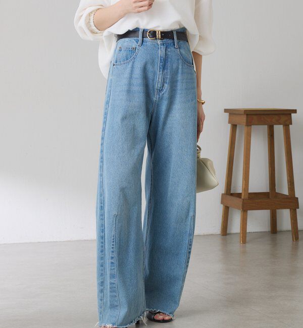  「【累計販売2.４万本】ブルージュデニム」|デニム|ブルー