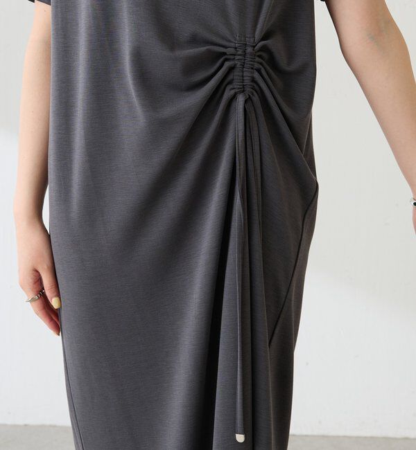  「【接触冷感】フロントドロストカットワンピース」|ワンピース|