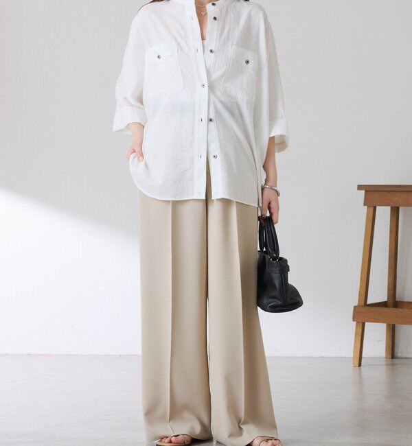  「Q.anos　ドルマンシアーデニムシャツ」|シャツ・ブラウス|